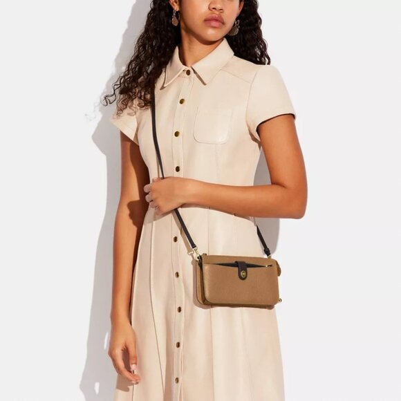 Coach Noa Pop Up Messenger In Colorblock - Stone Multi - Picture 12 of 12